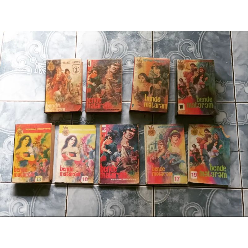 Original Bundel Edisi Awal Tjerita Cerita Silat Cersil Bende Mataram Jilid 1 - 19 Tamat