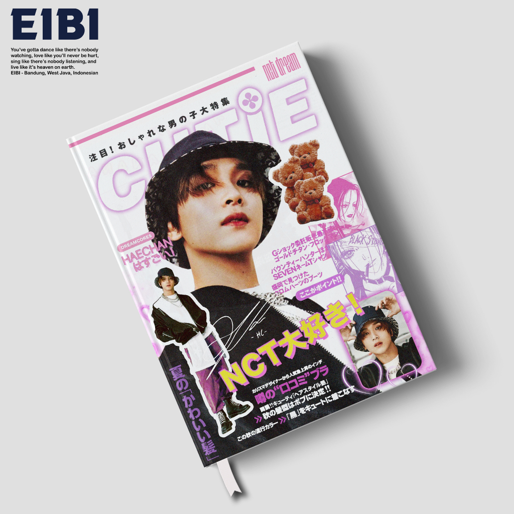 

Eibibook Buku Tulis Catatan Notebook Hardcover NCT Dream Haechan Vintage