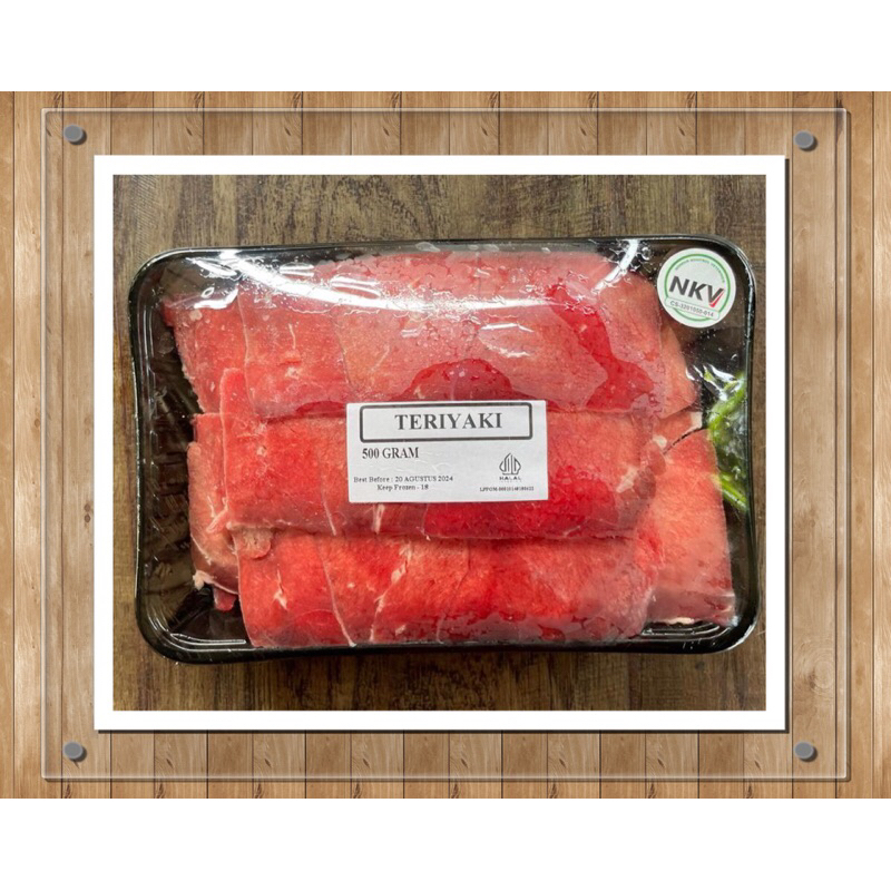 

Beef Slice Low Fat Australia/ Brazil 500gr ( Teriyaki)
