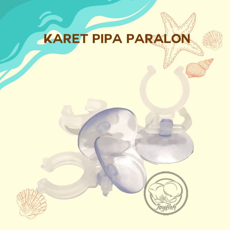 dop karet pipa paralon aquarium