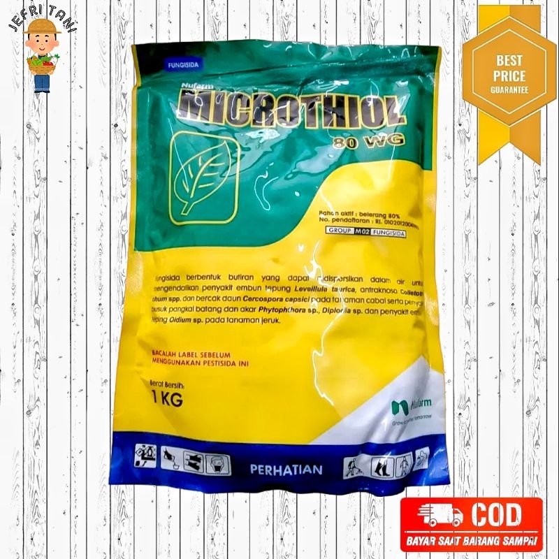 FUNGISIDA MICROTHIOL KEMASAN 1 KG BAHAN AKTIF BELERANG