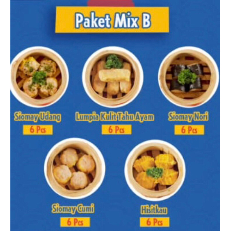 

DIMSUM MIX PAKET B 30pcs