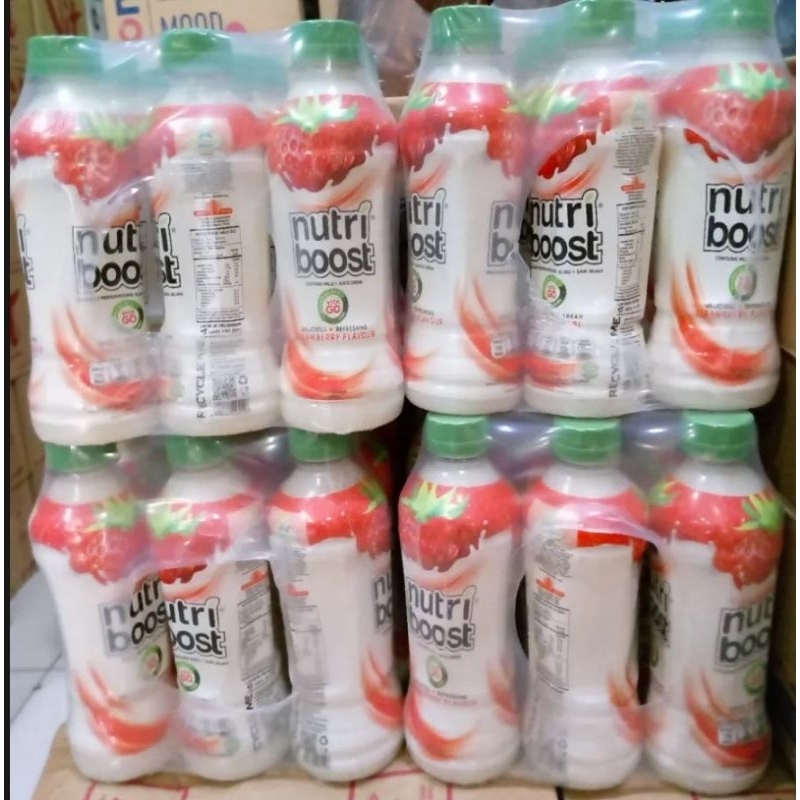 

NUTRIBOOST MINUNAN SUSU STRAWBERY 300ML 1 KARTON ISI12