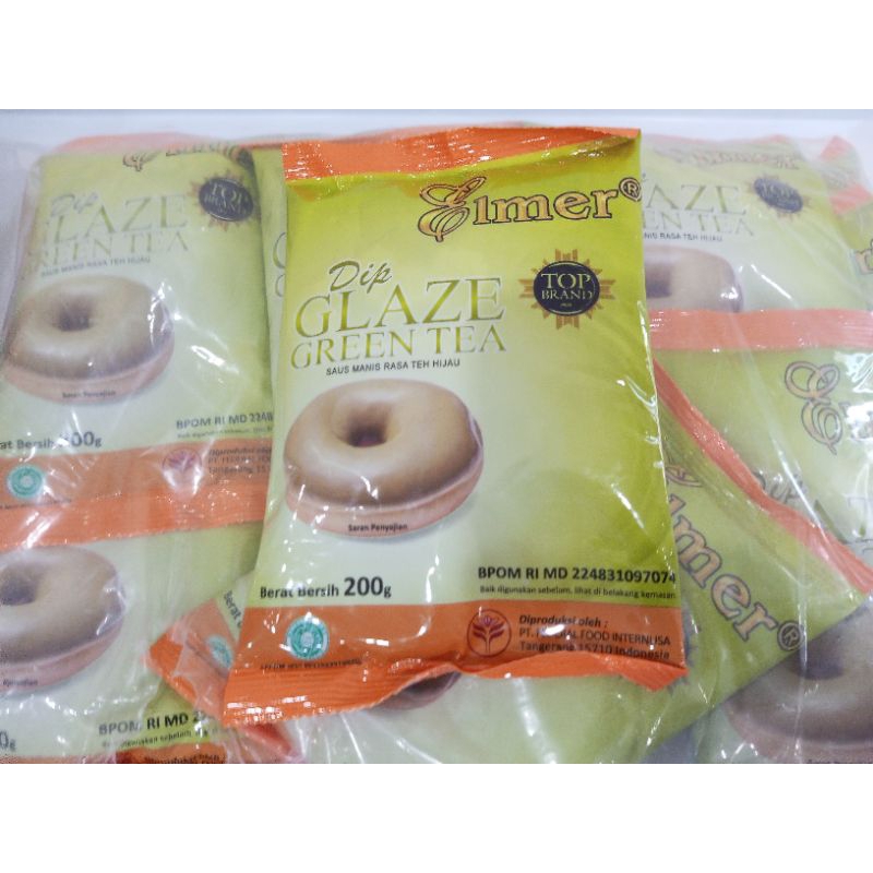 

Elmer Dip Glaze Green Tea Saus Manis Rasa Teh Hijau Kemasan 200 Gram