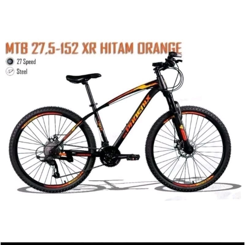 Sepeda MTB 27,5 PHOENIX 152 XR 27 Speed Phoenix Original