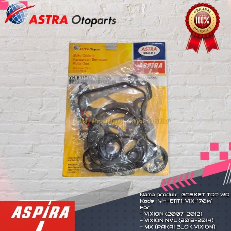 Topset Perpak Blok Set VIXION OLD NVL ORI Original ASTRA ASPIRA
