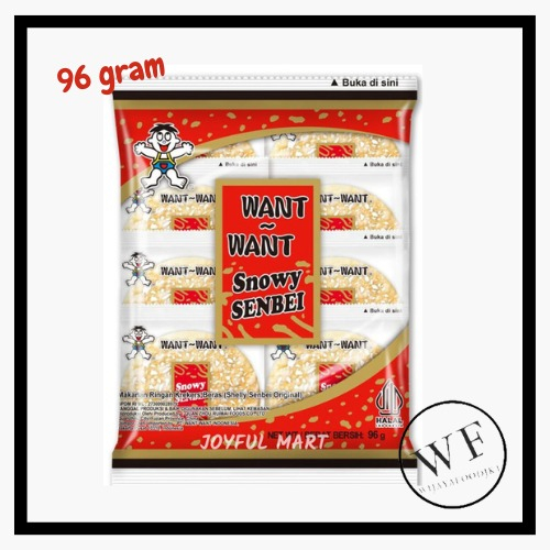 

Want want Shelly Senbei Rice Crackers New pack / WantWant manis 96grm