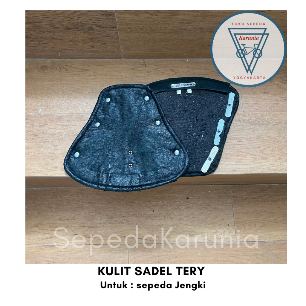 Kulit Tutup Sadel Jok Jengki Kumbang Klasik Terry Teri Cover Sadel Hitam
