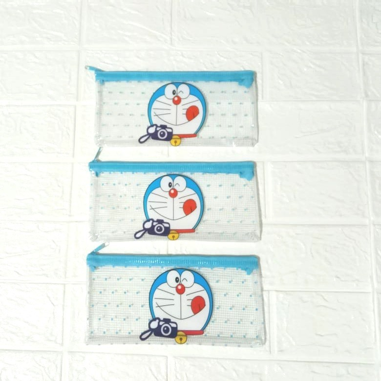 

QC Map folder plastik mika bening jaring B6 - HELLO KITTY/DORAEMON