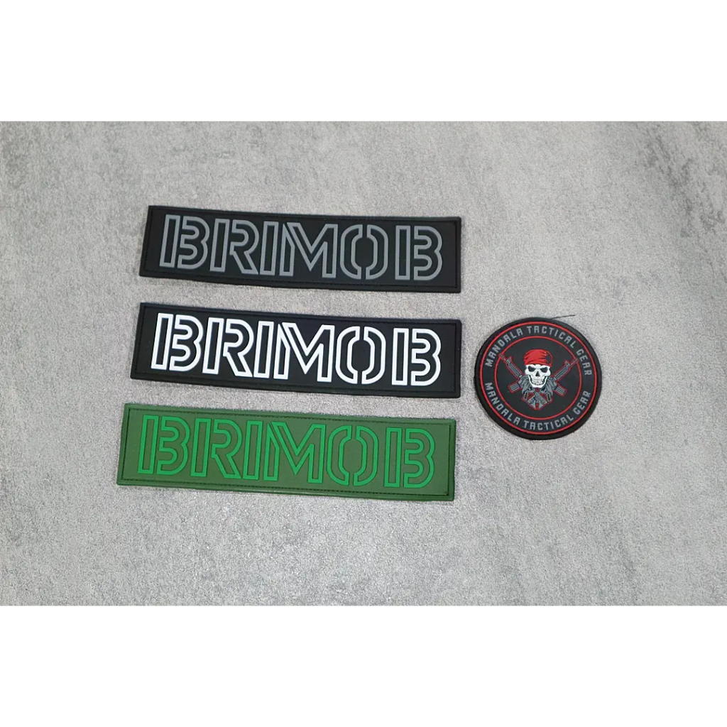 patch Brimob / Patch rubber Brimob / patch Rompi patch Bodyvest