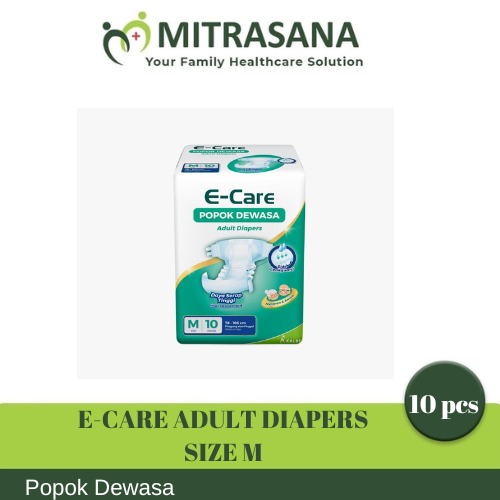 E-CARE ADULT DIAPERS SIZE M | Popok Dewasa