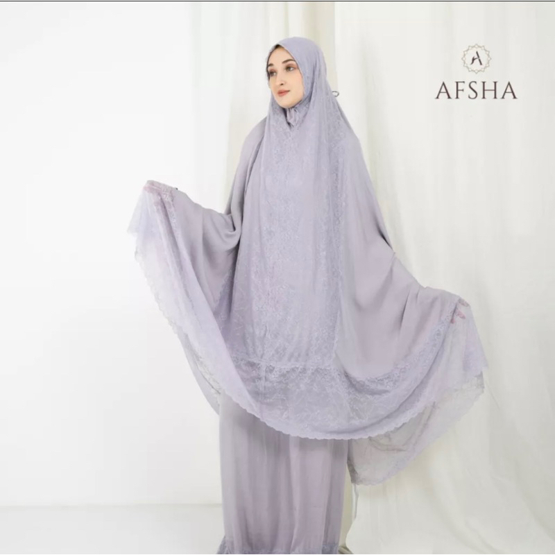 MUKENA SILK PREMIUM AFSHA /HAMPERS GURU /HAMPERS MUKENA