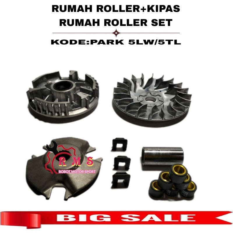 RUMAH ROLLER SET MIO RUMAH ROLLER ASSY MIO LAMA,MIO SPORTY,MIO SMILE,MIO SOUL KARBU