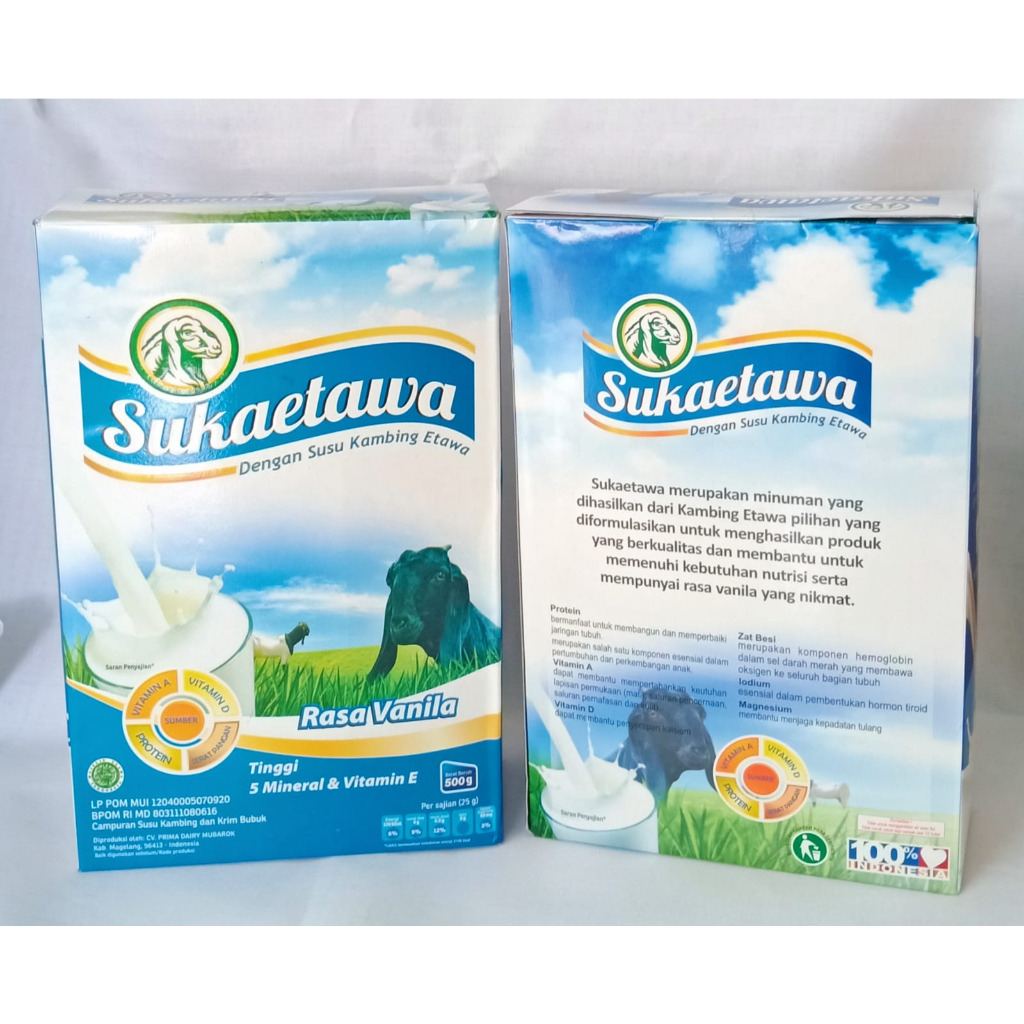 

Sukaetawa (Susu Kambing Etawa) 500gr
