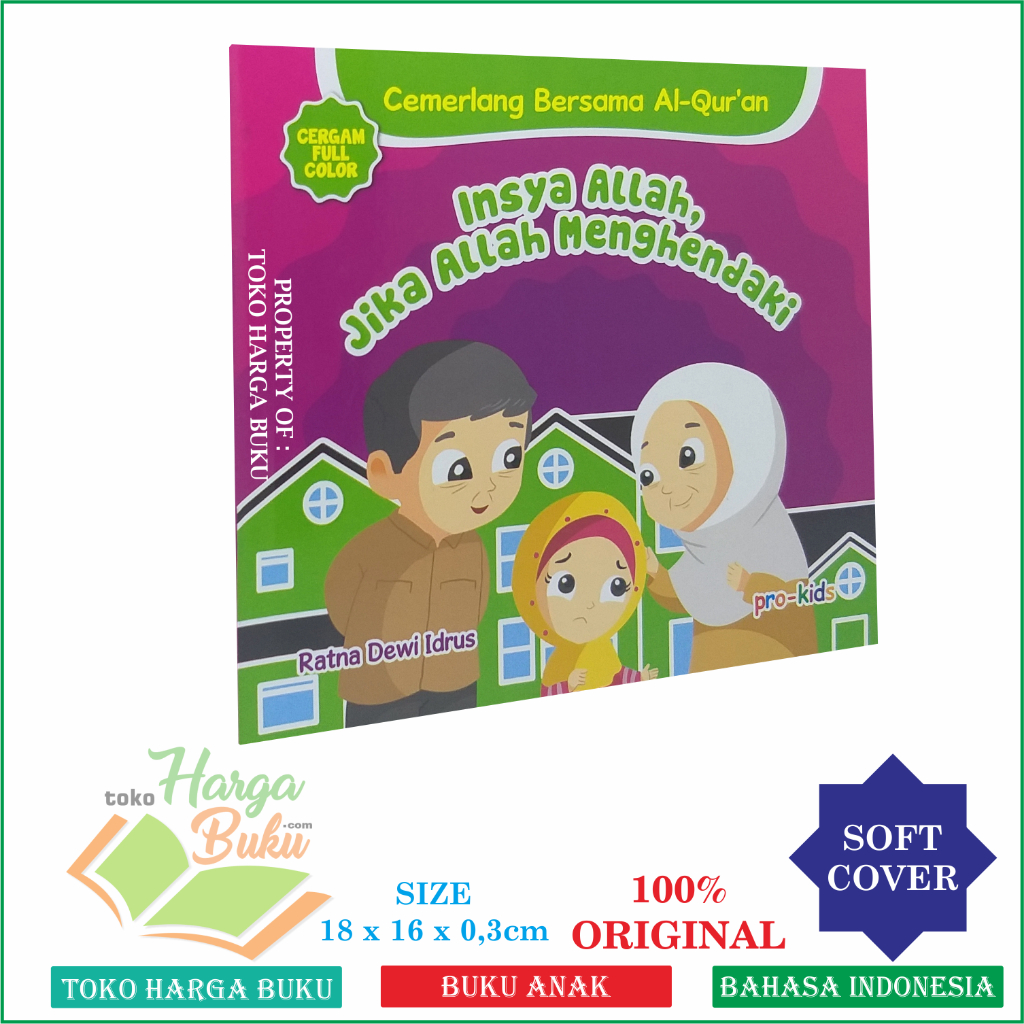 Foto Insya Allah Jika Allah Menghendaki Cemerlang Bersama AL-Quran Penerbit Pro-U Kids