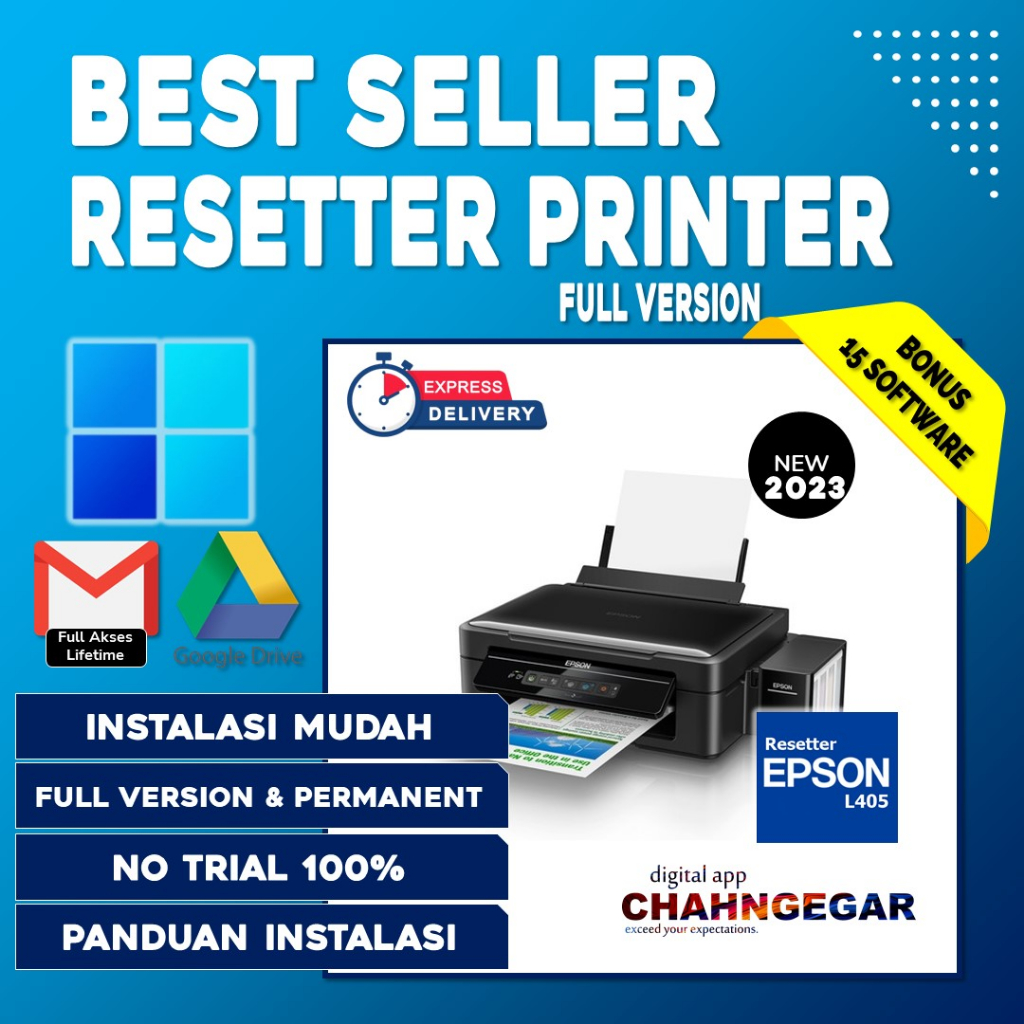 Resetter Printer Epson L405 Software Adjustment Reset Printer