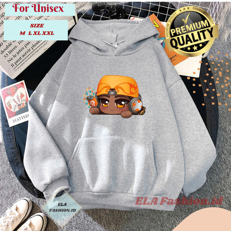 Hoodie Hodie Valorant Game Mobile Unisex Manga Riot Games Anime