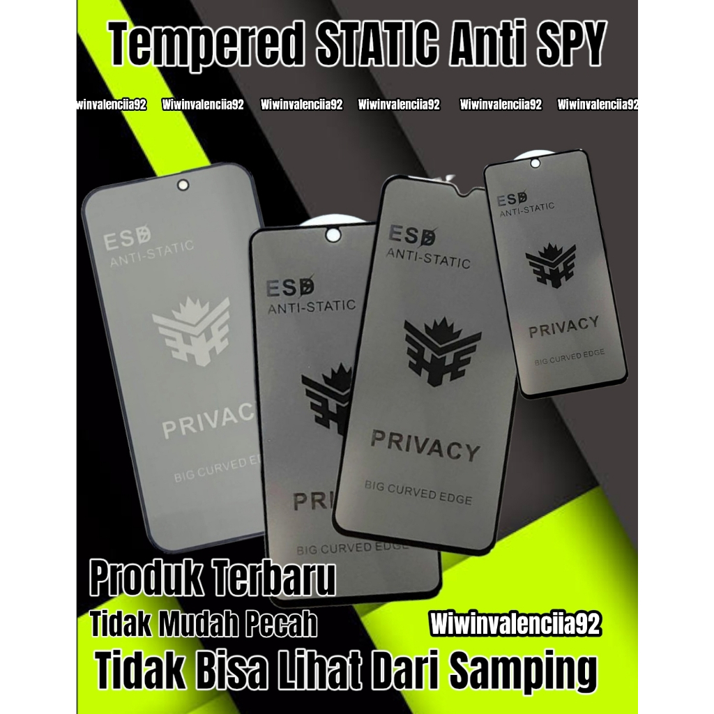 2024 Tempered STATIC Anti SPY Privacy Realme Note 50 C67 C51 C53 C55 C35 C31 C30 C30s C33 C25 C25s C