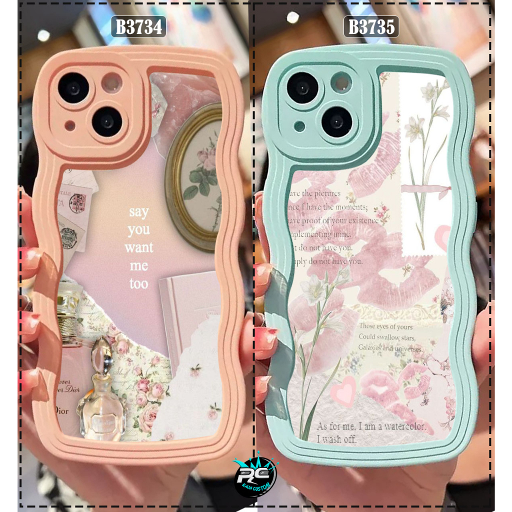 B3734 B3735 SOFTCASE SILIKON IPHONE 6 6S 7 8 SE 6+ 7+ 8+ X XS XR 11 12 13 14 PRO MAX RJ13620