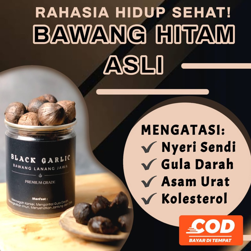 

BLACK GARLIC BAWANG LANANG JAWA RAHASIA HIDUP SEHAT (BELI 2 GRATIS 1)