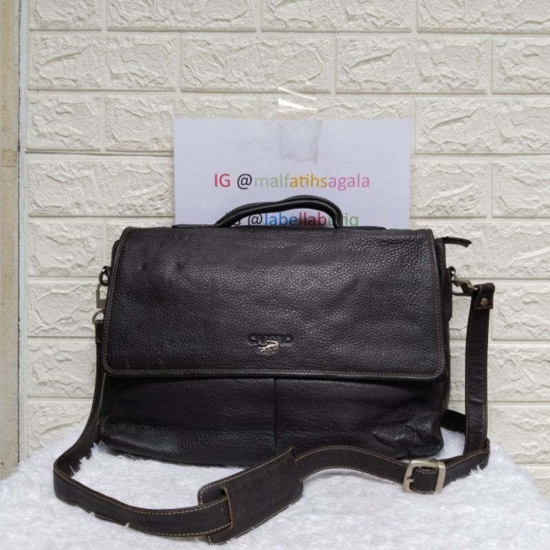 Tas Kerja Pria Cartelo Briefcase Brand Preloved
