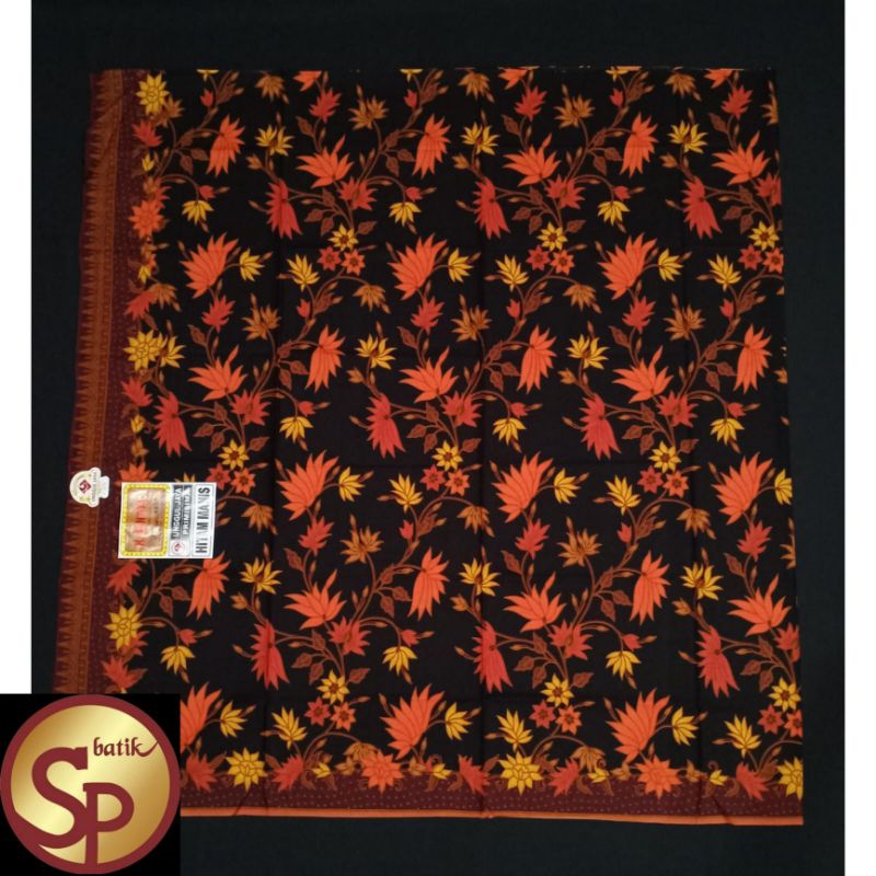 KAIN BATIK H. SANTOSO UNGGUL JAYA HITAM MANIS