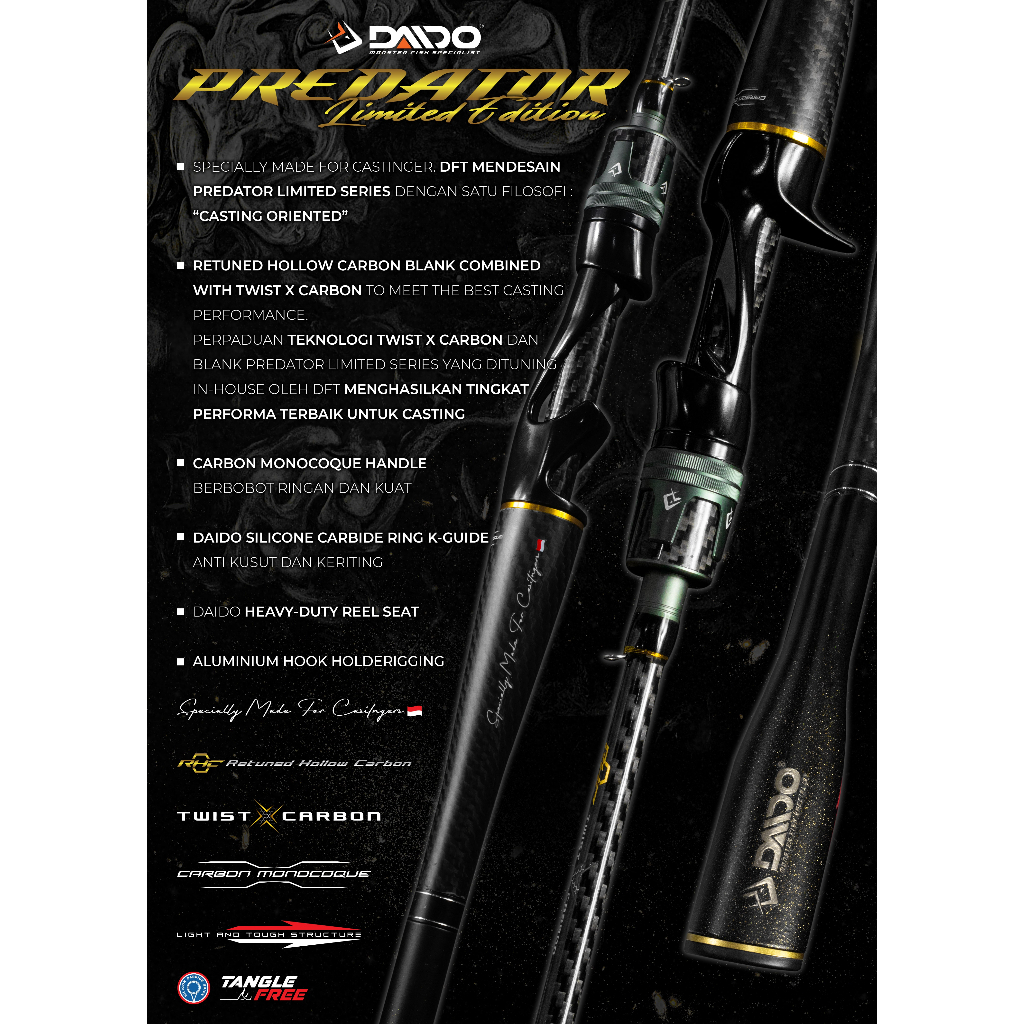 JORAN PANCING DAIDO PREDATOR BC 198 LIMITED EDITION
