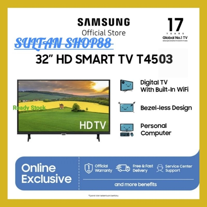SAMSUNG LED TV UA32T4503 32 INCH SMART TV l SAMSUNG 32T4503 SMART TV