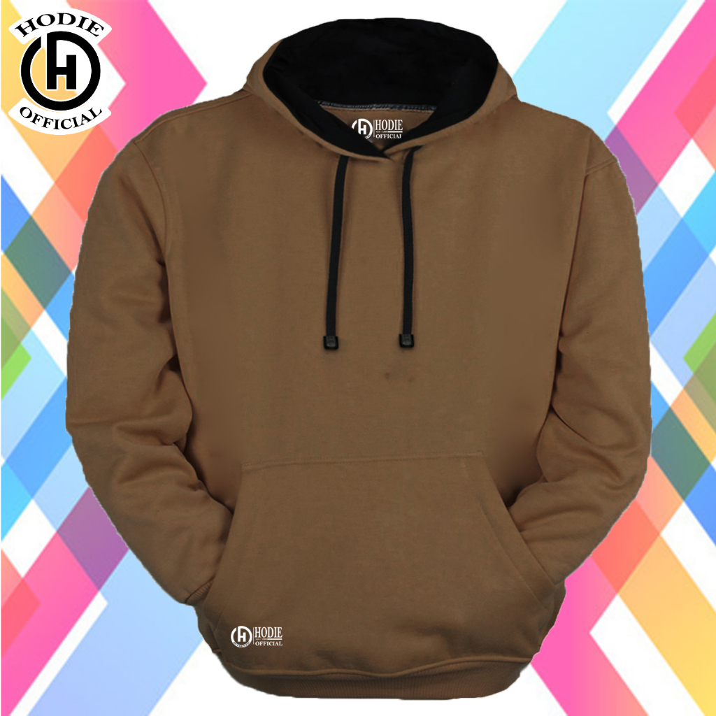 Hudie polosan warna moca terbaru jaket hudi pria wanita terlaris sweater hoodie laki laki dewasa kek