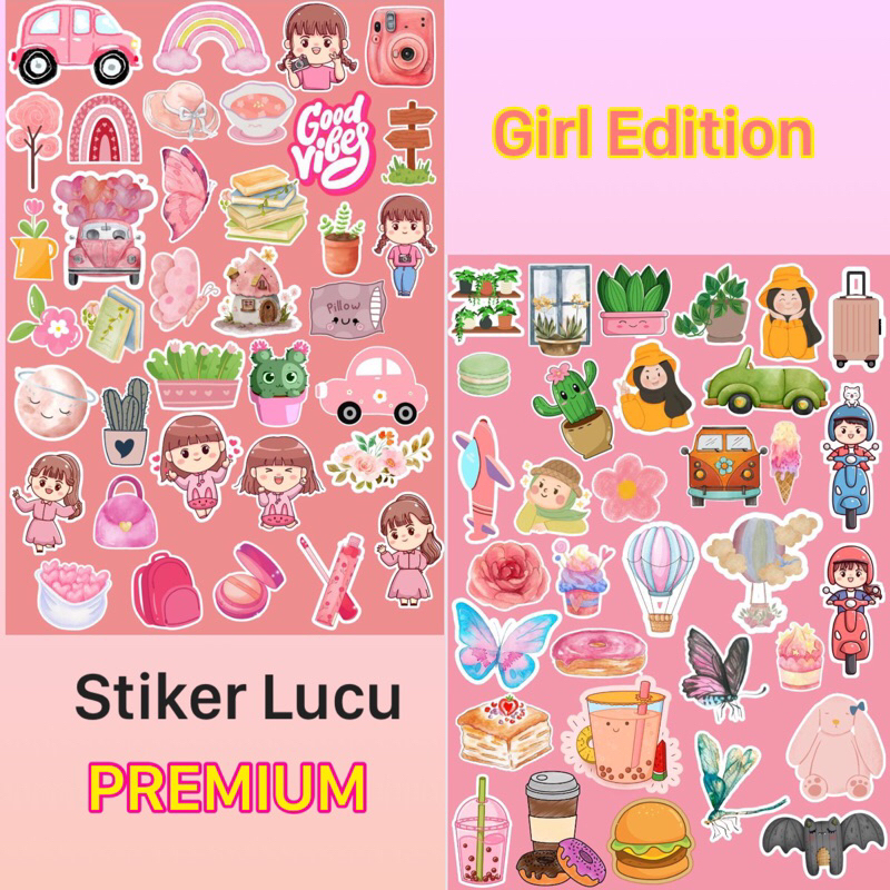 

Stiker Premium kekinian kualitas full HD