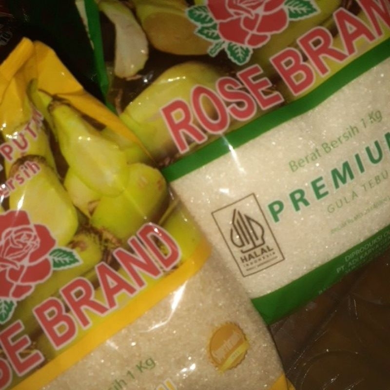 

Gula pasir 1kg rose brand