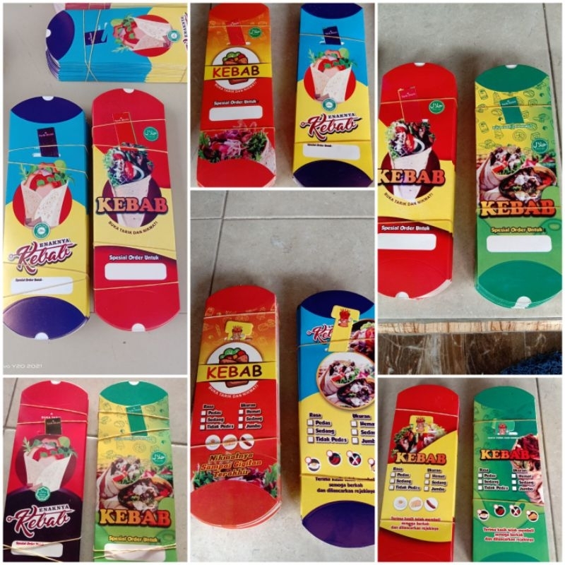

500lembar kertas kebab