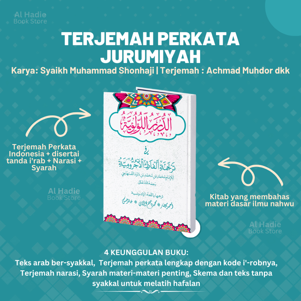 TERJEMAH JURUMIYAH PERKATA, Terjemah Matan Jurumiyah, Terjemah Kitab Jurumiyah, Terjemah Matan Kitab