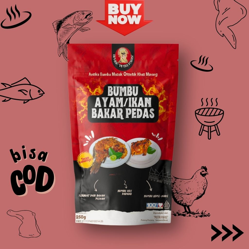 

Bumbu Ayam / Ikan Bakar Pedas " Putri Paris