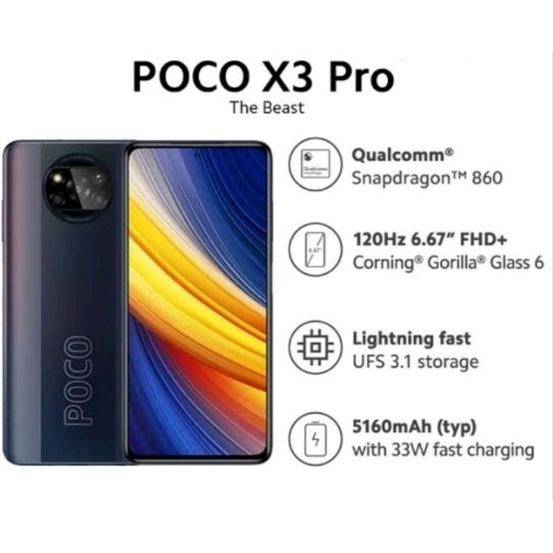 Xiaomi Poco X3 Pro RAM 8GB ROM 256GB (Second)