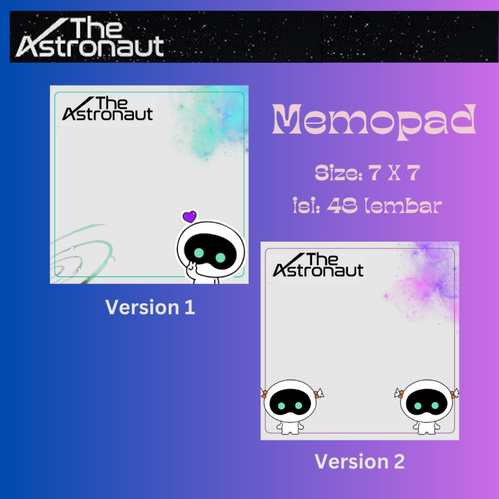 

The Astronaut Seokjin BTS Memopad