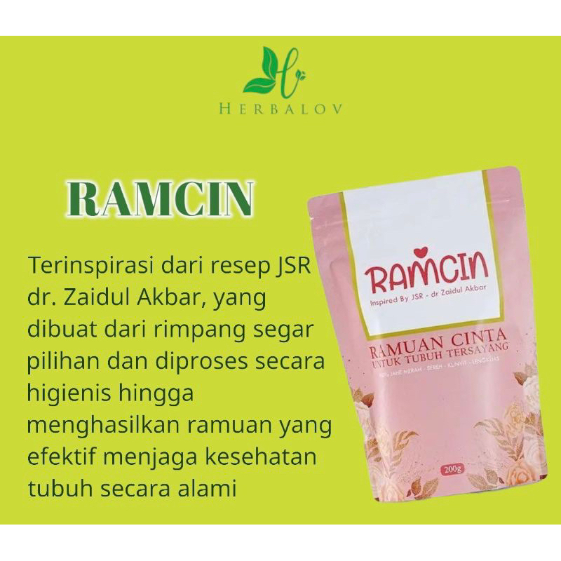 

RAMCIN HERBALOV 100 GRAM RAMUAN DIET HERBAL ALAMI