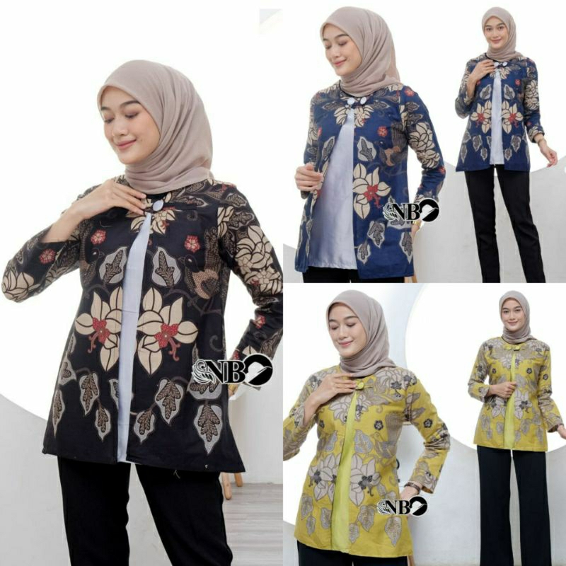 Bolero Batik Wanita Kerja Atasan Bolero Wanita Kantor