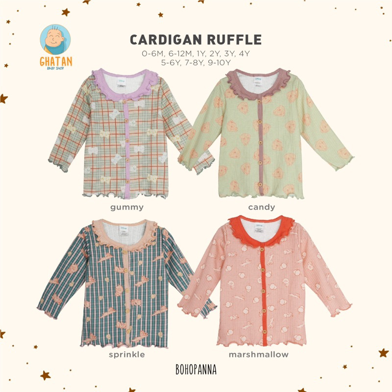 Bohopanna Cardigan Girl Disney - Cardigan Bayi & Anak