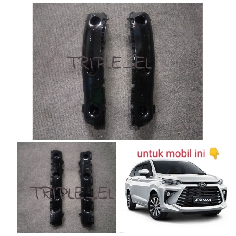 PLASTIK SUPPORT BRACKET BREKET BRAKET PANGKON BUMPER BEMPER DEPAN BELAKANG AVANZA XENIA VELOZ TERBAR
