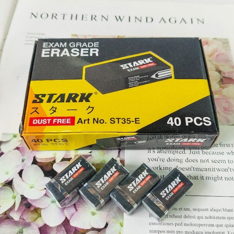 

40pcs Penghapus Pensil Stark ST35-E