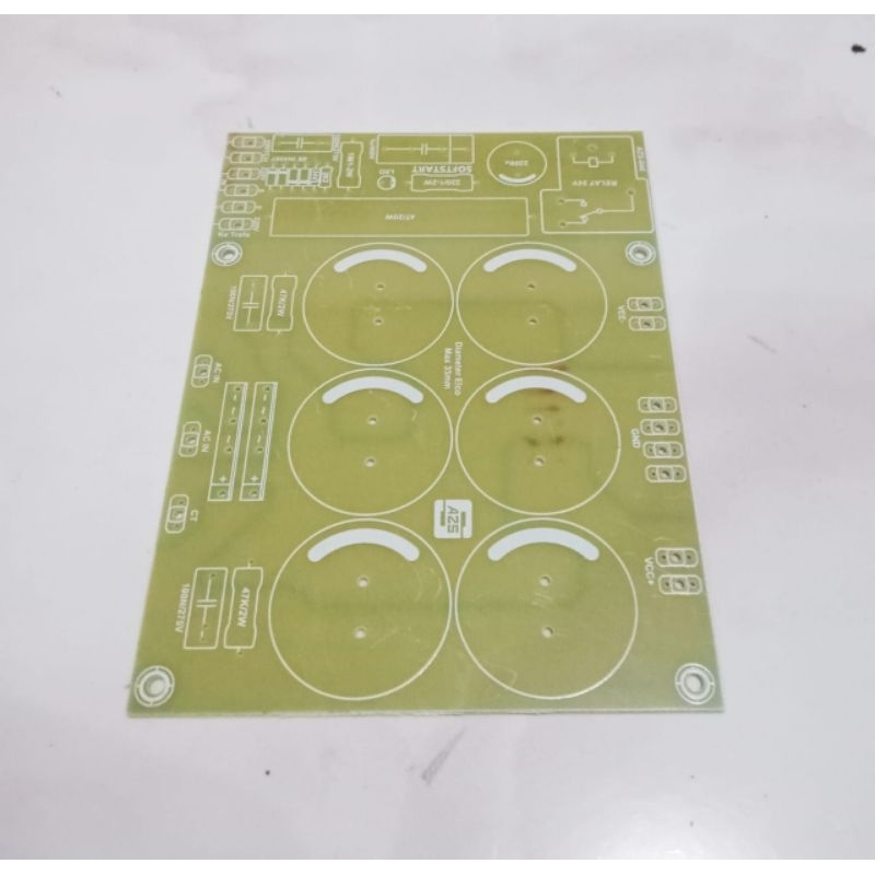 PCB Bahan Fiber PSU 6 Elco Plus Softstart Fiber FR4 By AZS