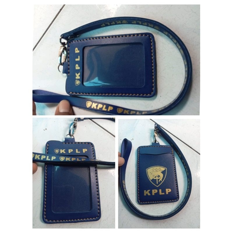 

KALUNG TEMPAT IDCARD NAMETAG LOGO KPLP TERBARU BAHAN KULIT