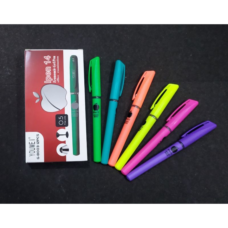 

BOLPOIN YOUME I G-8003 0.5mm // PULPEN iPEN14 SMOOTH // BOLPEN GEL PEN INK