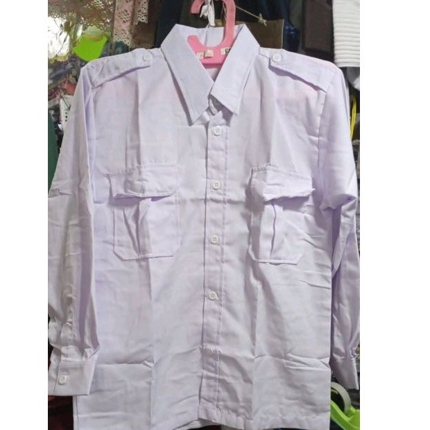 Baju Kemeja Paskibra / PDL Baju Panjang / Baju Paskibra Panjang Putih