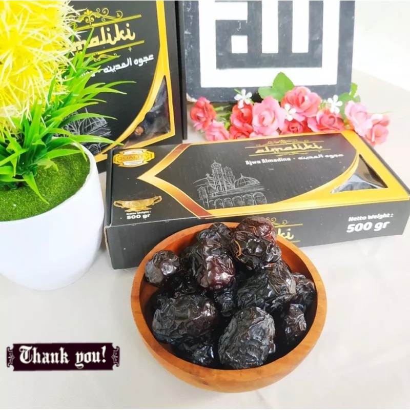 

Kurma Ajwa/kurma nabi 500gr kurma ajwa premium