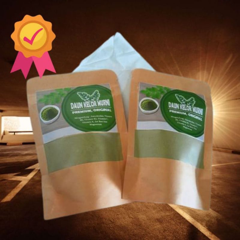 

TANPA CAMPURAN, Serbuk Bubuk Daun Kelor 100 G