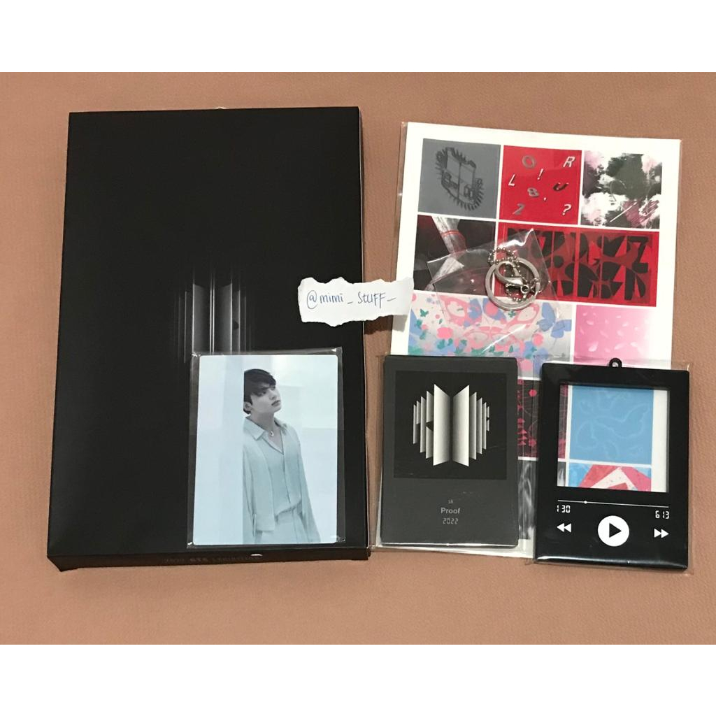 [READY STOCK] 2022 BTS Exhibition PROOF in Seoul and Busan BTS Photocard Holder Set Proof Exhibition