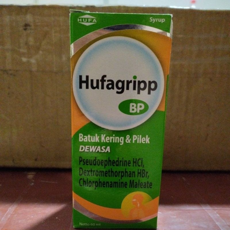 Hufagrip Bp Dewasa 60ml / Untuk Batuk Kering Dan Pilek