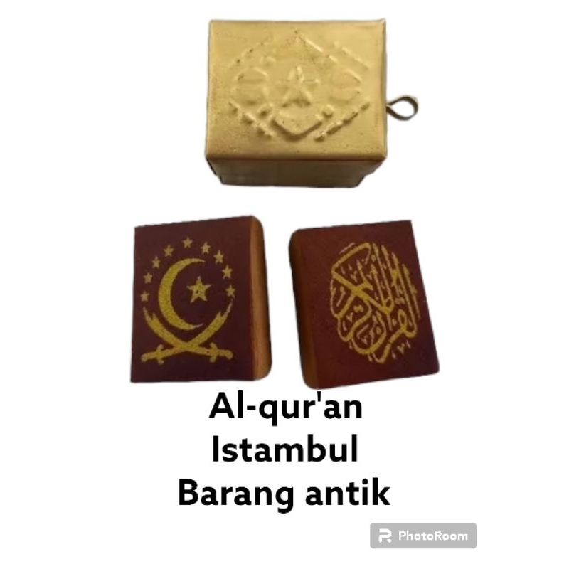 Stambul Al qur'an Tinta Emas( barang antik)